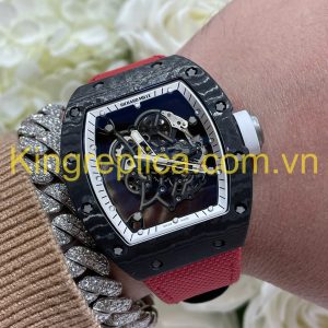 Đồng Hồ Richard Mille RM055 Bubba Watson Tuỳ Chỉnh Độc Quyền Carbon NTPT & Chuyển Động Vaucher 42,7x49,9mm (12)