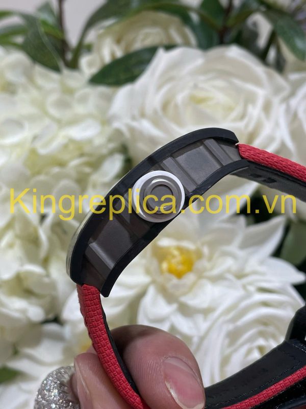 Đồng Hồ Richard Mille RM055 Bubba Watson Tuỳ Chỉnh Độc Quyền Carbon NTPT & Chuyển Động Vaucher 42,7x49,9mm (12)