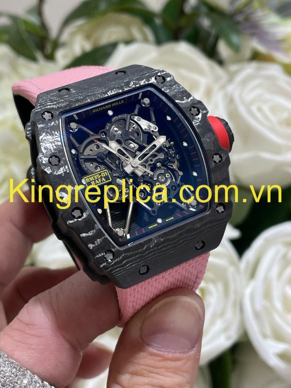 Đồng Hồ Richard Mille RM35-01 Rafael Nadal Tinh Chỉnh Carbon NTPT & Chuyển Động Độc Quyền 44,5x49,94mm (1)