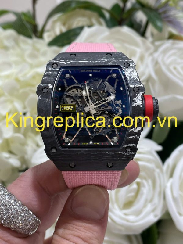 Đồng Hồ Richard Mille RM35-01 Rafael Nadal Tinh Chỉnh Carbon NTPT & Chuyển Động Độc Quyền 44,5x49,94mm (1)