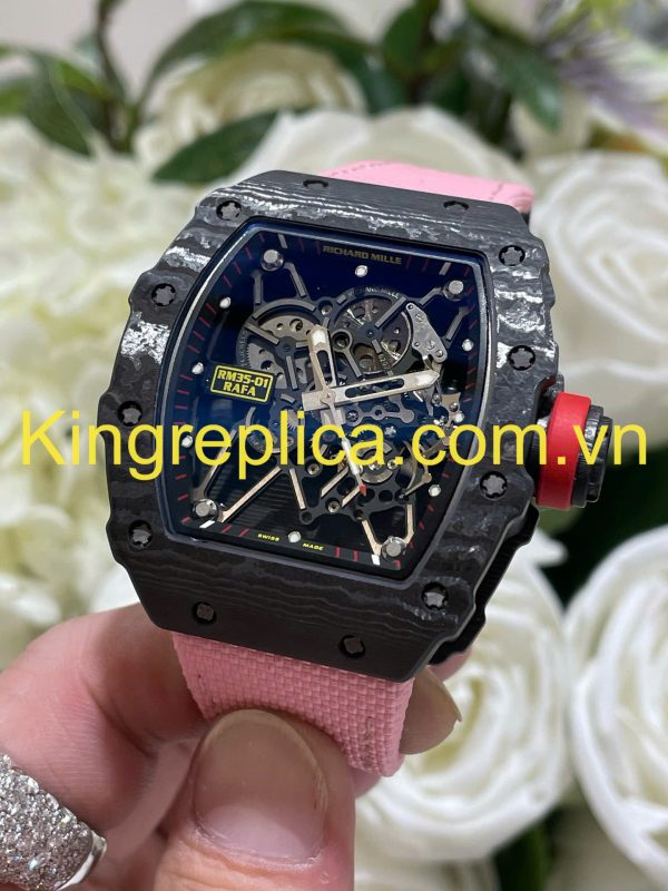 Đồng Hồ Richard Mille RM35-01 Rafael Nadal Tinh Chỉnh Carbon NTPT & Chuyển Động Độc Quyền 44,5x49,94mm (1)