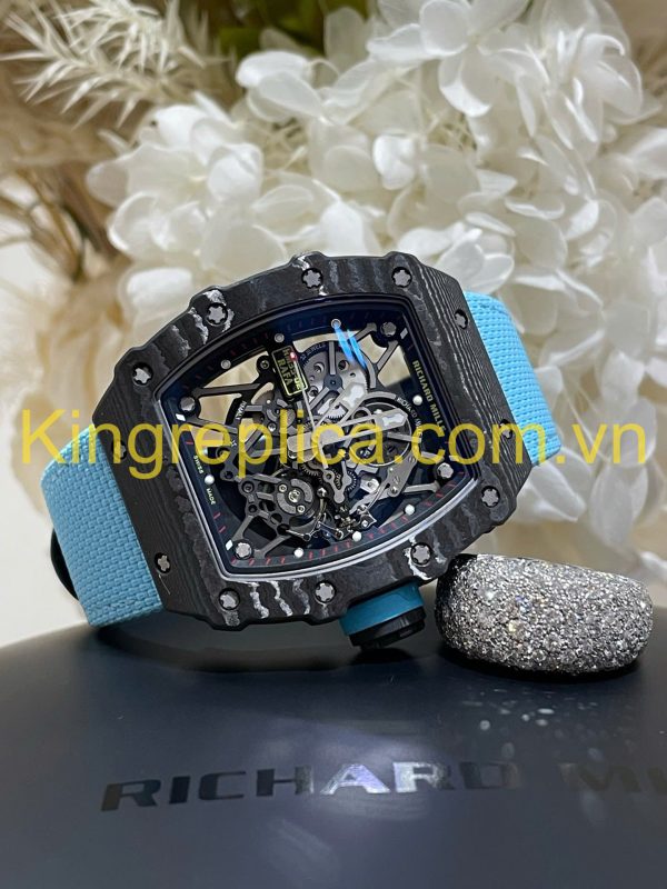 Đồng Hồ Richard Mille RM35-02 Automatic Rafael Nadal Tinh Chỉnh Độc Quyền Carbon & Chuyển Động Vaucher 44,5x49,94mm (9)