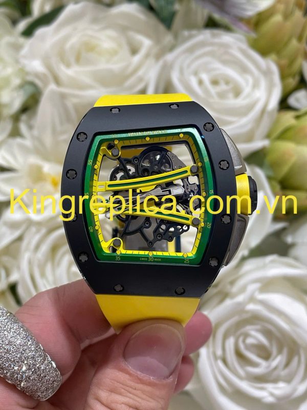 Đồng Hồ Richard Mille RM61-01 Yohan Blake Asia Tuỳ Chỉnh Gốm Đen + Chuyển Động Độc Quyền Top 1 50,23mm (3)