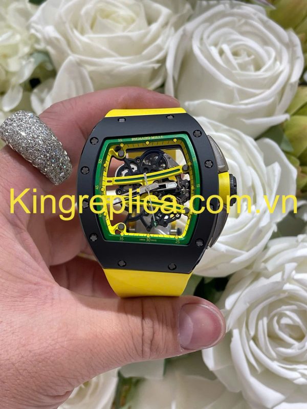 Đồng Hồ Richard Mille RM61-01 Yohan Blake Asia Tuỳ Chỉnh Gốm Đen + Chuyển Động Độc Quyền Top 1 50,23mm (3)