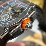 Đồng Hồ Richard Mille RM65-01 Chế Tác Vỏ Carbon Dây Cao Su Đen 44,5x49,9mm (1)