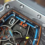 Đồng Hồ Richard Mille RM65-01 Chế Tác Vỏ Carbon Dây Cao Su Đen 44,5x49,9mm (1)