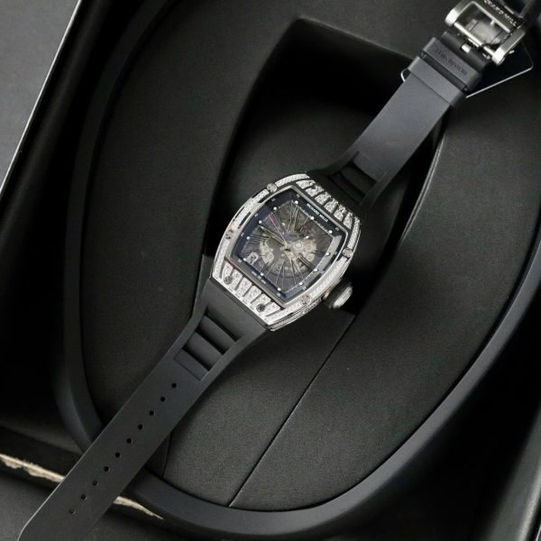 Đồng Hồ Richard Mille Replica Cao Cấp RM010 Nam Đính Đá Dây Cao Su 40mm (2)