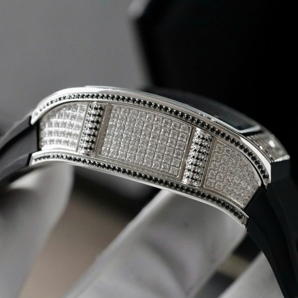 Đồng Hồ Richard Mille Replica Cao Cấp RM010 Nam Đính Đá Dây Cao Su 40mm (2)