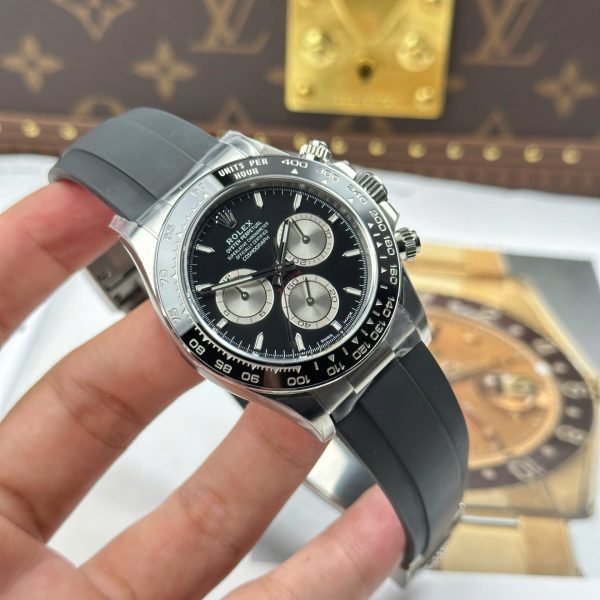 Đồng Hồ Rolex Cosmograph Daytona 126519LN Replica 11 Dây Oysterflex Xưởng Clean 40mm (2)