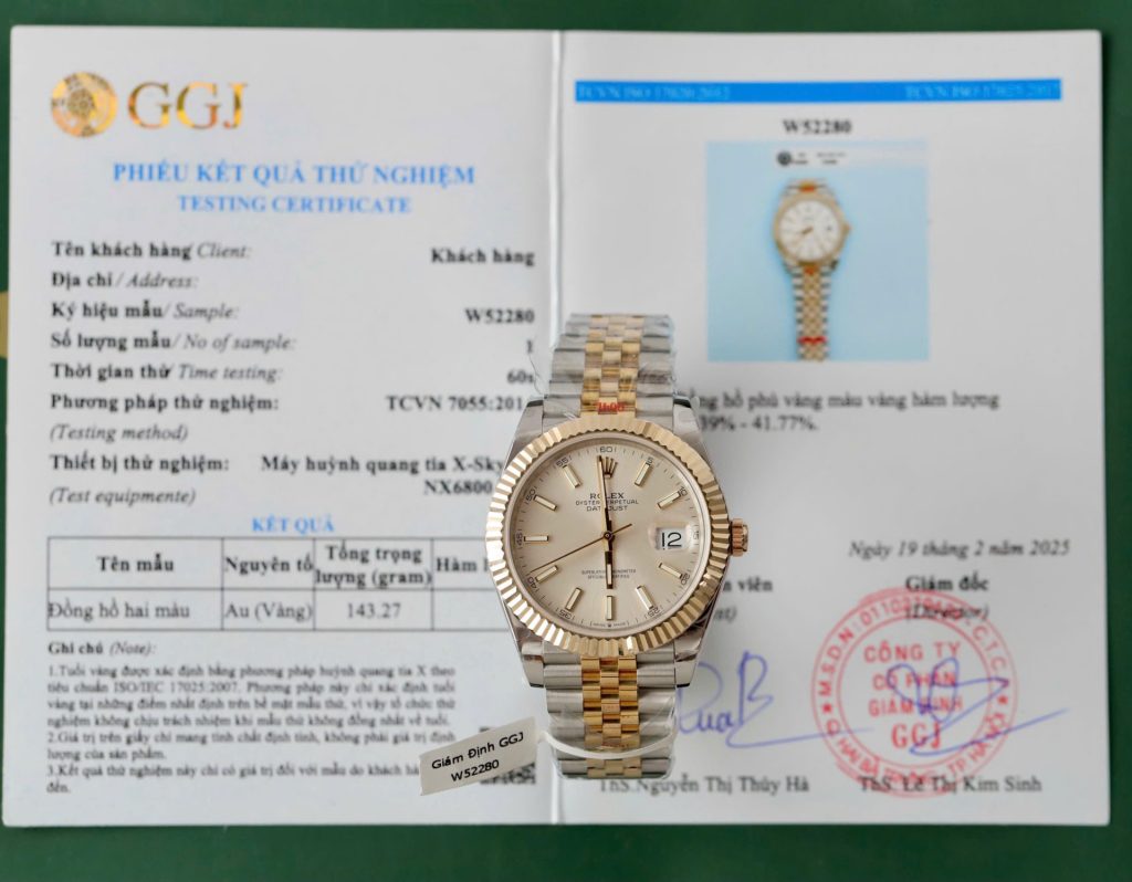 Đồng Hồ Rolex DateJust Nam Chế Tác Bọc Vàng 18K Nhà Máy GM 41mm (2)