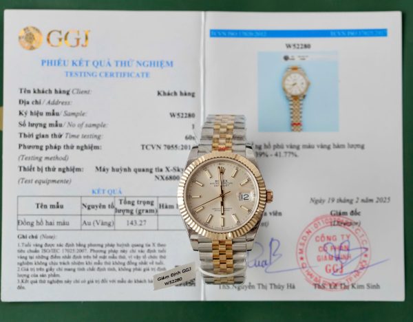 Đồng Hồ Rolex DateJust Nam Chế Tác Bọc Vàng 18K Nhà Máy GM 41mm (2)