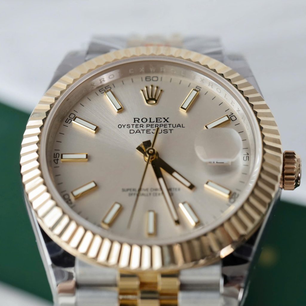Đồng Hồ Rolex DateJust Nam Chế Tác Bọc Vàng 18K Nhà Máy GM 41mm (2)