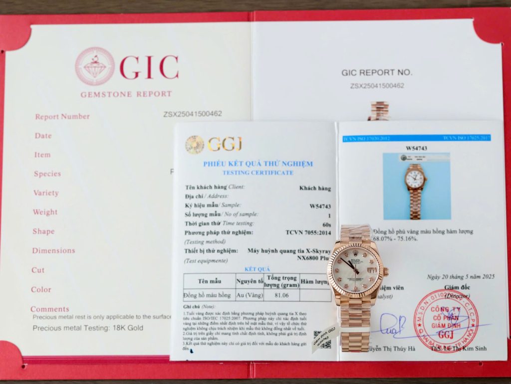 Đồng Hồ Rolex DateJust Nữ Mặt MOP Chế Tác Bọc Vàng Hồng 31mm (2)