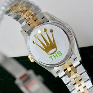 Đồng Hồ Rolex DateJust Rep 11 Mặt Xanh Lá Cây Cọc Số Đính Đá Xưởng THB 31mm (3)