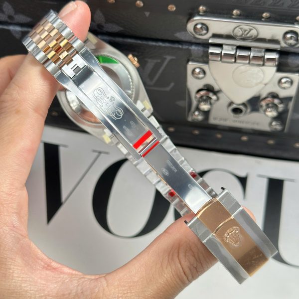 Đồng Hồ Rolex DateJust Replica 11 Mặt Lá Cây Nhiệt Đới Cọc Số Đính Đá VSF 36mm (2)