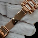 Đồng Hồ Rolex Day-Date Mặt Số Chocolate Chế Tác Bọc Vàng Thật + Đính Kim Cương Moissanite 36mm (2)
