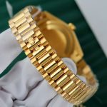 Đồng Hồ Rolex Day-Date Mặt Vàng Champagne Chế Tác Bọc Vàng Thật Nhà Máy QF 36mm (2)