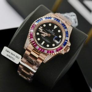 Đồng Hồ Rolex GMT-Master II 126755 SARU Chế Tác Bọc Vàng Hồng Cao Cấp 41mm (2)
