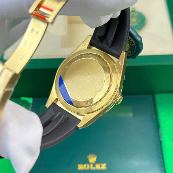 Đồng Hồ Rolex Replica 11 Sky-Dweller Mặt Trắng Mạ Vàng Nặng 192 Grams Xưởng ZF 42mm (1)