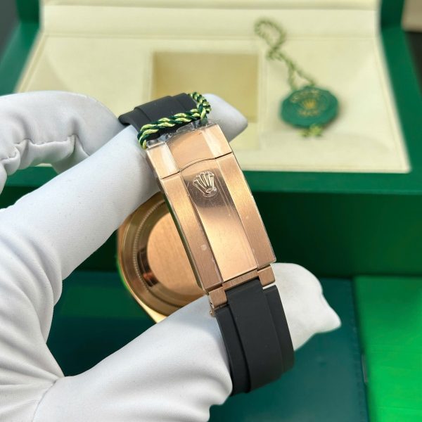 Đồng Hồ Rolex Sky-Dweller Mặt Nâu Chế Tác Mạ Vàng Hồng Nặng 192 Grams Xưởng ZF 42mm (2)