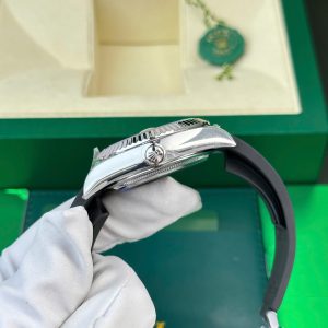 Đồng Hồ Rolex Sky-Dweller Mặt Trắng Replica 11 Tuỳ Chỉnh Trọng Lượng 192 Grams Xưởng ZF 42mm (2)
