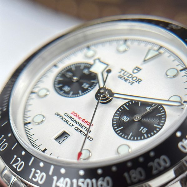 Đồng Hồ Tudor Replica 11 Black Bay Chronograph Mặt Trắng Xưởng TW 41mm (2)
