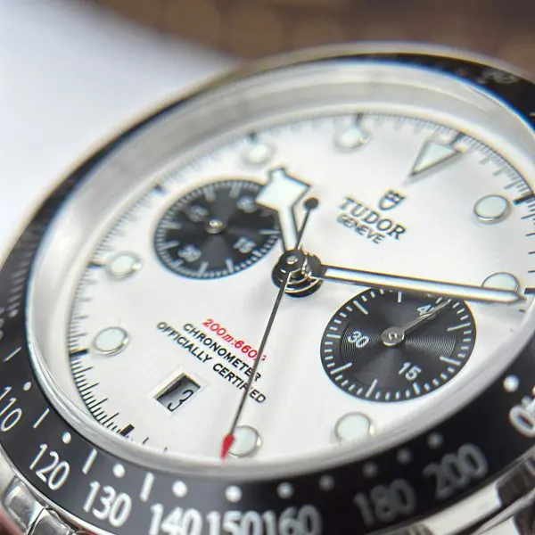 Đồng Hồ Tudor Replica 11 Black Bay Chronograph Mặt Trắng Xưởng TW 41mm (2)
