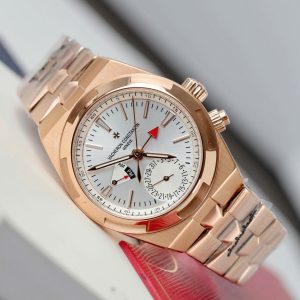 Đồng Hồ Vacheron Constantin Replica 11 Overseas Dual Time 7920V Mặt Trắng 41mm (2)