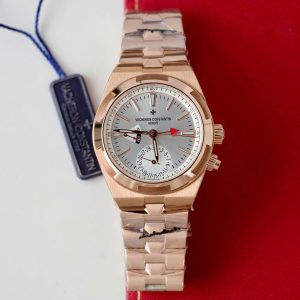 Đồng Hồ Vacheron Constantin Replica 11 Overseas Dual Time 7920V Mặt Trắng 41mm (2)