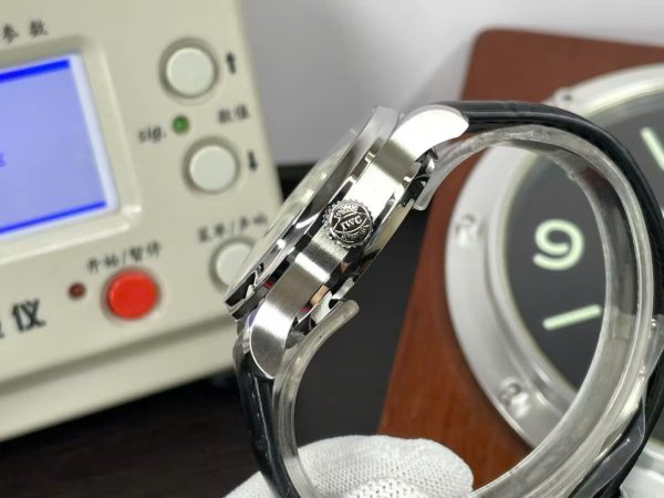 Đồng hồ IWC Portugieser Automatic 5007 Replica 11 Dây Da Mặt Xanh 42mm (6)