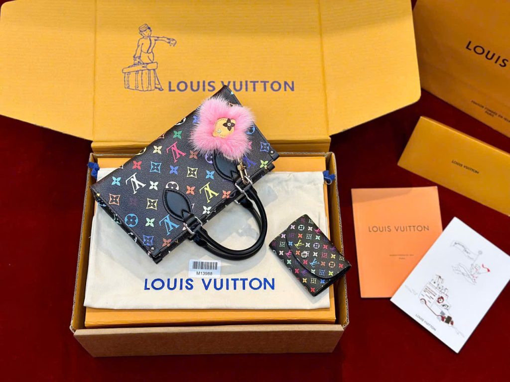 Set Túi Xách Louis Vuitton Nữ Siêu Cấp Hoạ Tiết Monogram 7 Màu (2)