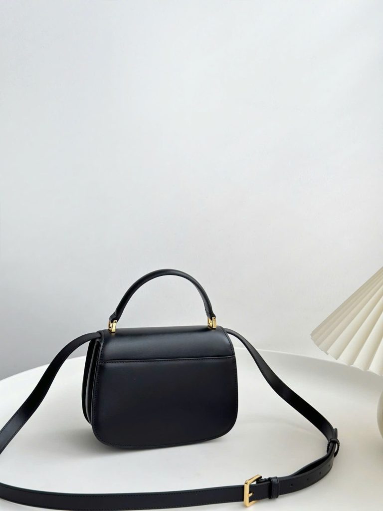 Túi Đeo Chéo Dior 30 Montaigne Avenue Top Handle Siêu Cấp Màu Đen 19x12x8cm (2)