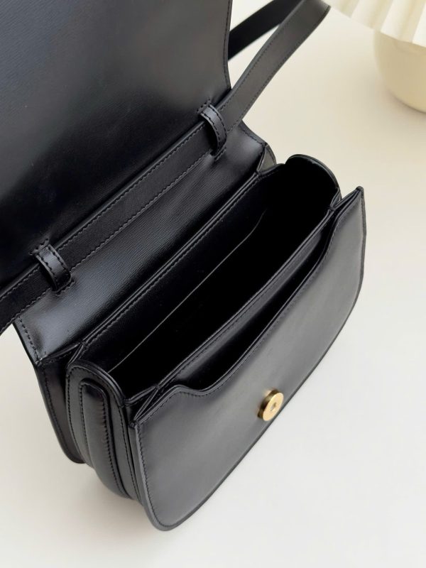 Túi Đeo Chéo Dior 30 Montaigne Avenue Top Handle Siêu Cấp Màu Đen 19x12x8cm (2)