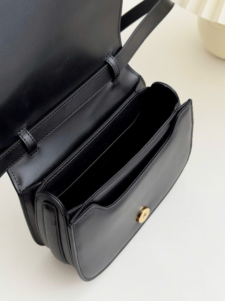 Túi Đeo Chéo Dior 30 Montaigne Avenue Top Handle Siêu Cấp Màu Đen 19x12x8cm (2)
