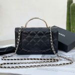 Túi Xách Chanel Woc 24K Siêu Cấp Chất Da Trơn Màu Đen 19x12cm (2)