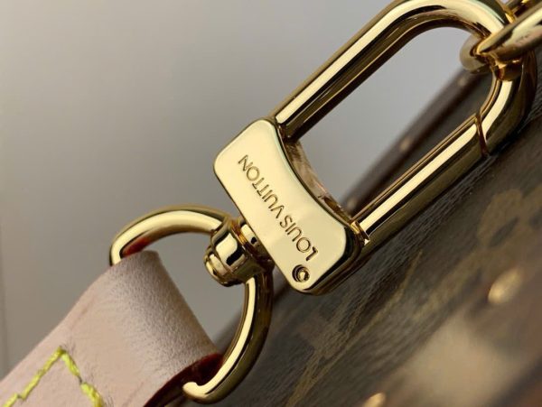 Túi Xách Dáng Cốp Louis Vuitton Siêu Cấp LV Valisette Tresor Hoạ Tiết Monogram 22.5x14.5x11 (2)