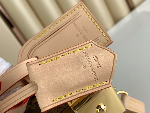Túi Xách Dáng Cốp Louis Vuitton Siêu Cấp LV Valisette Tresor Hoạ Tiết Monogram 22.5x14.5x11 (2)