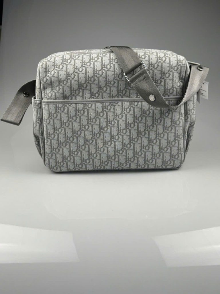 Túi Xách Dior Oblique Changing Replica Cao Cấp Màu Xám 38x28x16cm (2)