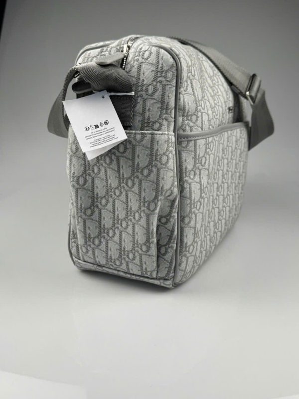 Túi Xách Dior Oblique Changing Replica Cao Cấp Màu Xám 38x28x16cm (2)