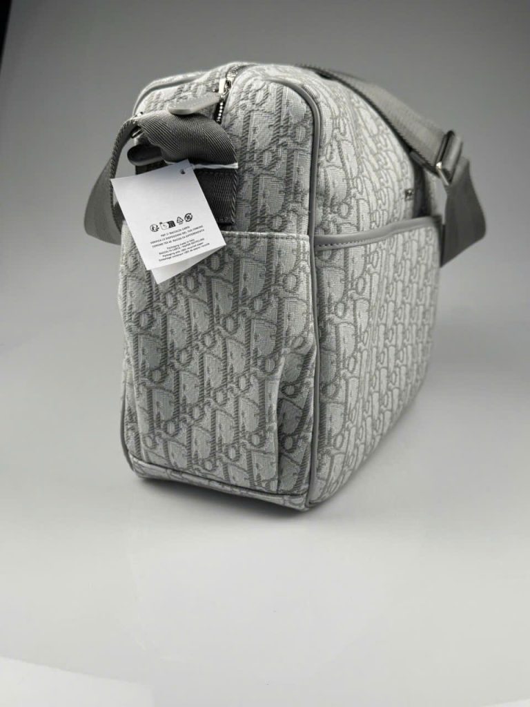 Túi Xách Dior Oblique Changing Replica Cao Cấp Màu Xám 38x28x16cm (2)