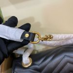 Túi Xách Gucci Marmont Siêu Cấp Nữ Màu Đen Khoá Vàng 26cm (2)