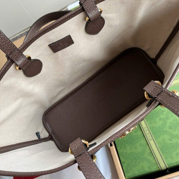 Túi Xách Gucci Ophidia Medium Tote Siêu Cấp Nữ Màu Nâu Hoạ Tiết Monogram 31 (2)