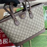 Túi Xách Gucci Ophidia Medium Tote Siêu Cấp Nữ Màu Nâu Hoạ Tiết Monogram 31 (2)