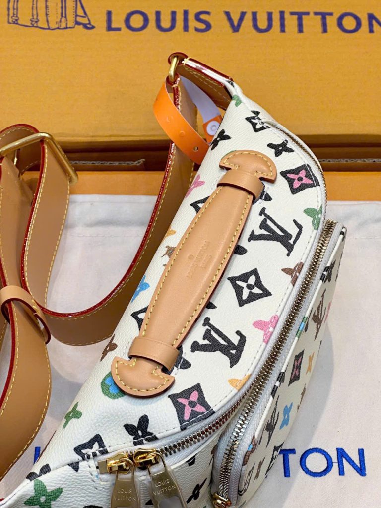 Túi Xách Louis Vuitton LV Belt Màu Trắng Siêu Cấp Hoạ Tiết Monogram 30x15x8cm (7)