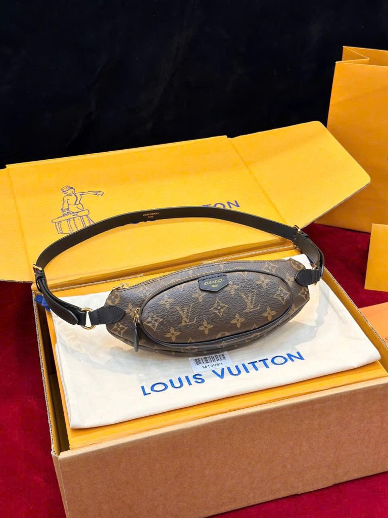 Túi Xách Louis Vuitton LV Keepit Siêu Cấp Hoạ Tiết Monogram Canvas Màu Nâu 29x12x6cm (2)