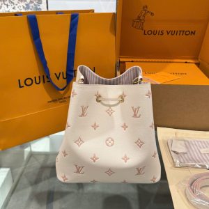 Túi Xách Louis Vuitton LV NeoNoe Like Auth Màu Trắng Sữa 25cm (2)