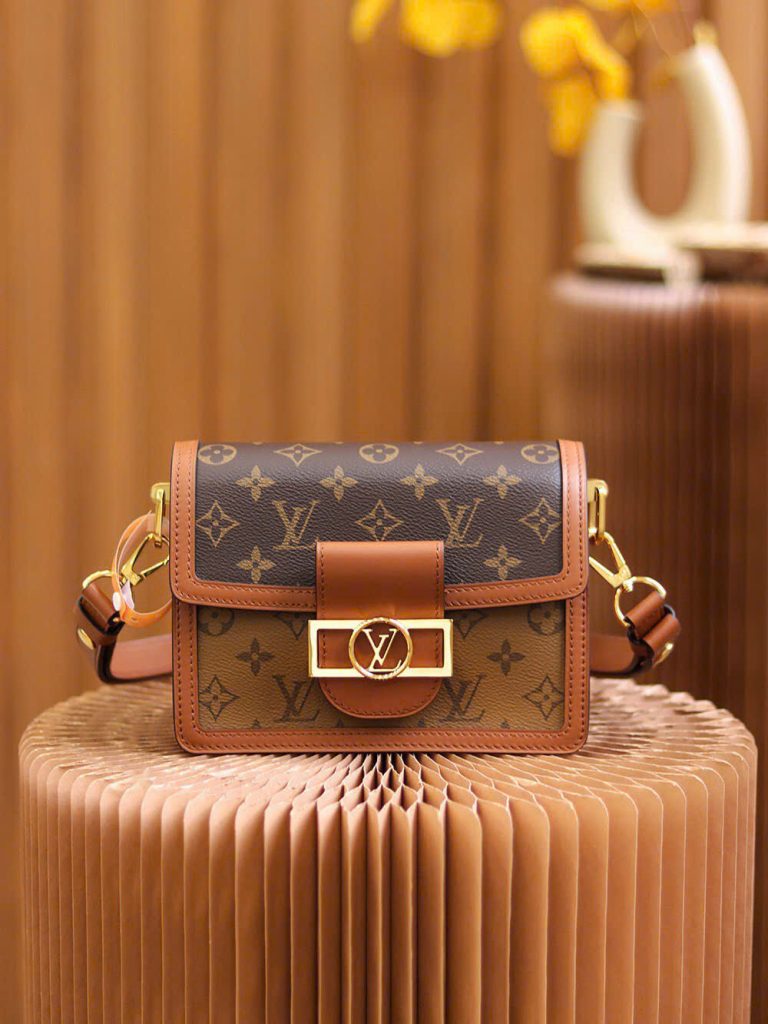 Túi Xách Louis Vuitton Siêu Cấp LV Dauphine Hoạ Tiết Monogram 20cm (2)