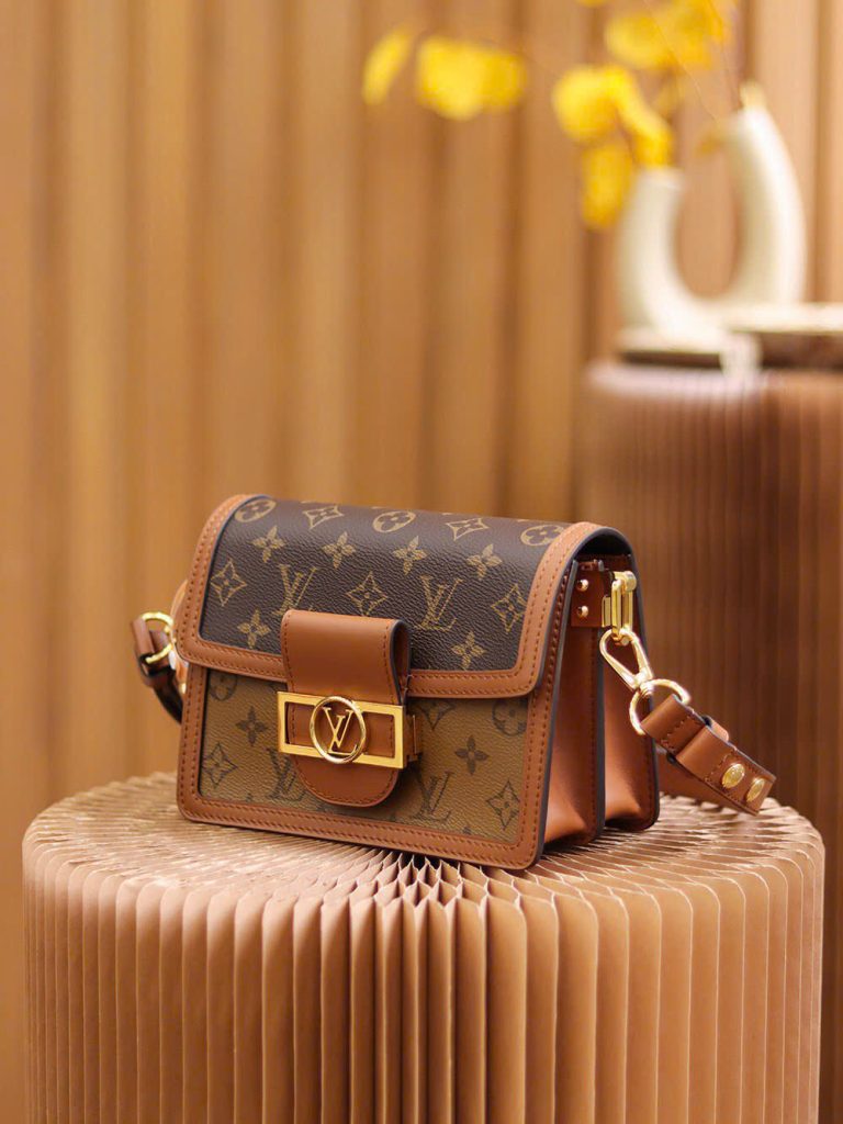 Túi Xách Louis Vuitton Siêu Cấp LV Dauphine Hoạ Tiết Monogram 20cm (2)