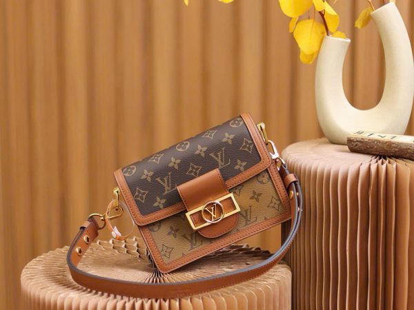 Túi Xách Louis Vuitton Siêu Cấp LV Dauphine Hoạ Tiết Monogram 20cm (2)