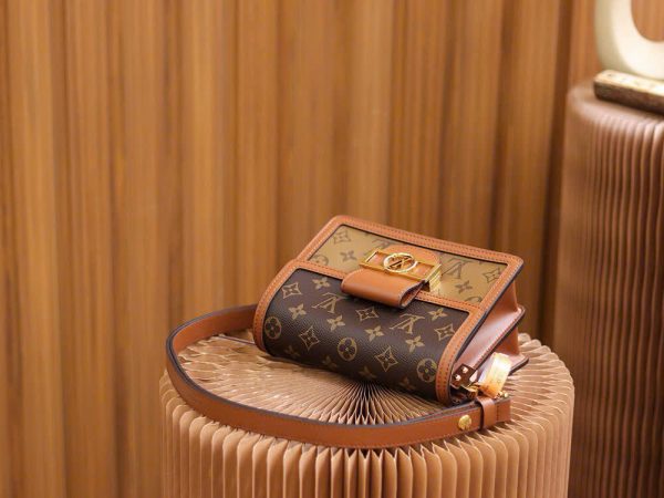 Túi Xách Louis Vuitton Siêu Cấp LV Dauphine Hoạ Tiết Monogram 20cm (2)